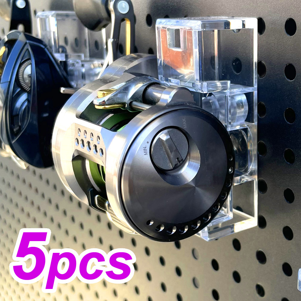 Baitcasting Reel - 5 unidades de soporte de pared