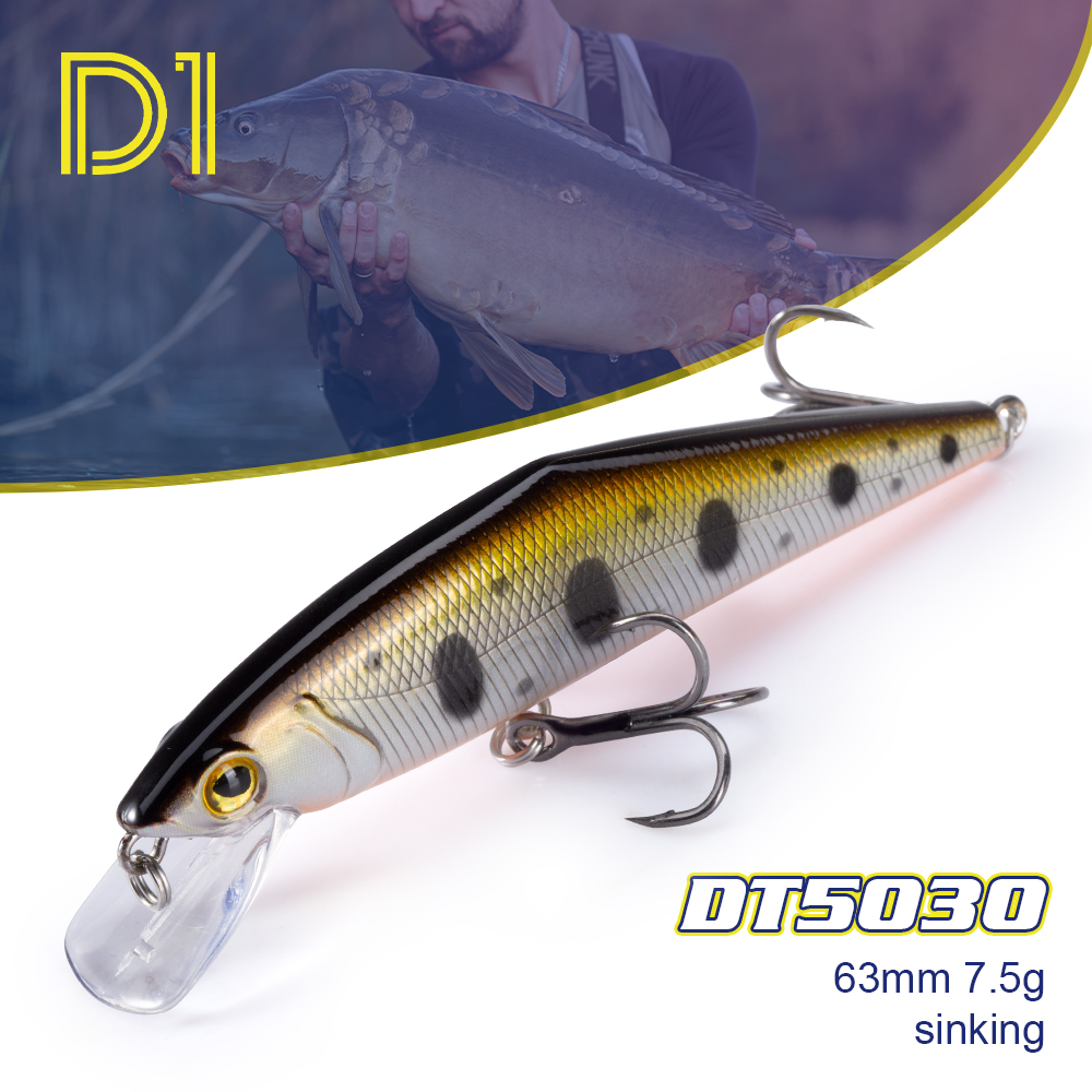 Fishing Equipment For Trout - Señuelo de pesca D1 Stream, 85mm,