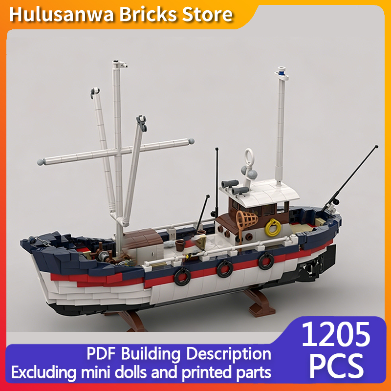Fishing Equipment Gifts - Modelo de Barco Pesquero de Madera,