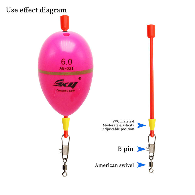 ZYZHE 6 piezas/2 bolsas de her - Fishing Bobber Float reseña y precio