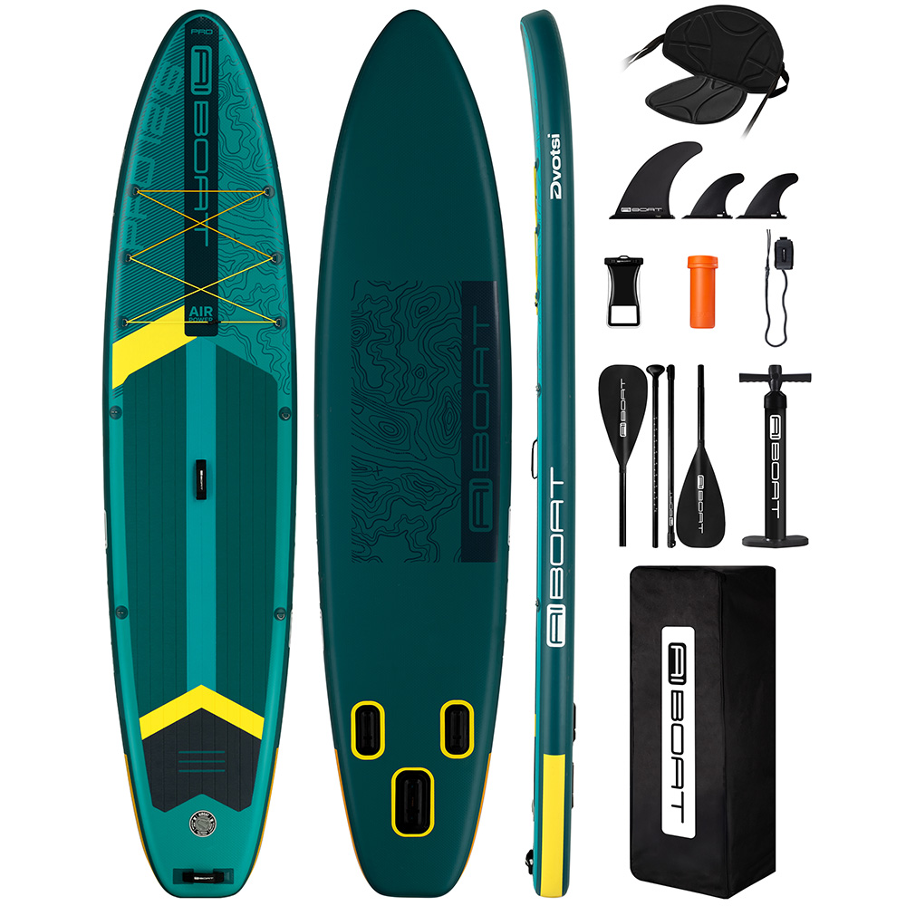 AIBOAT Green Pro SUP Tabla de  - Fishing Equipment Stores reseña y precio