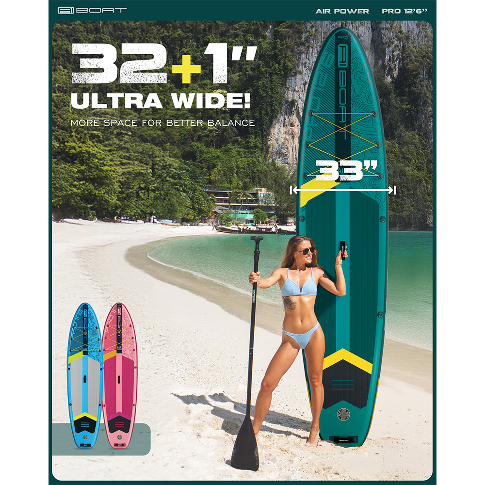 AIBOAT Green Pro SUP Tabla de  - Fishing Equipment Stores reseña y precio