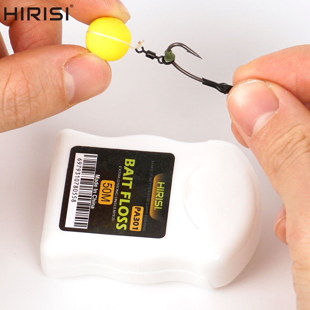 Hirisi 50m Floss Grips para Pe - Carp Fishing Tackle reseña y precio