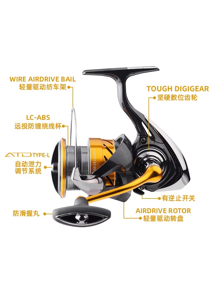 DAIWA-carrete de pesca girator - Fishing Equipment Daiwa reseña y precio