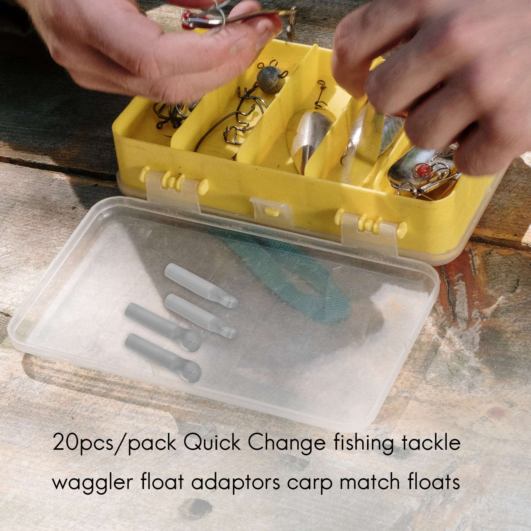 ABST Paquete de 20 adaptadores - Carp Fishing Tackle reseña y precio