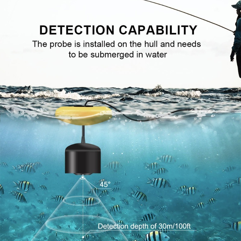 Detector de peces Sonar, detec - Fishing Equipment In English reseña y precio
