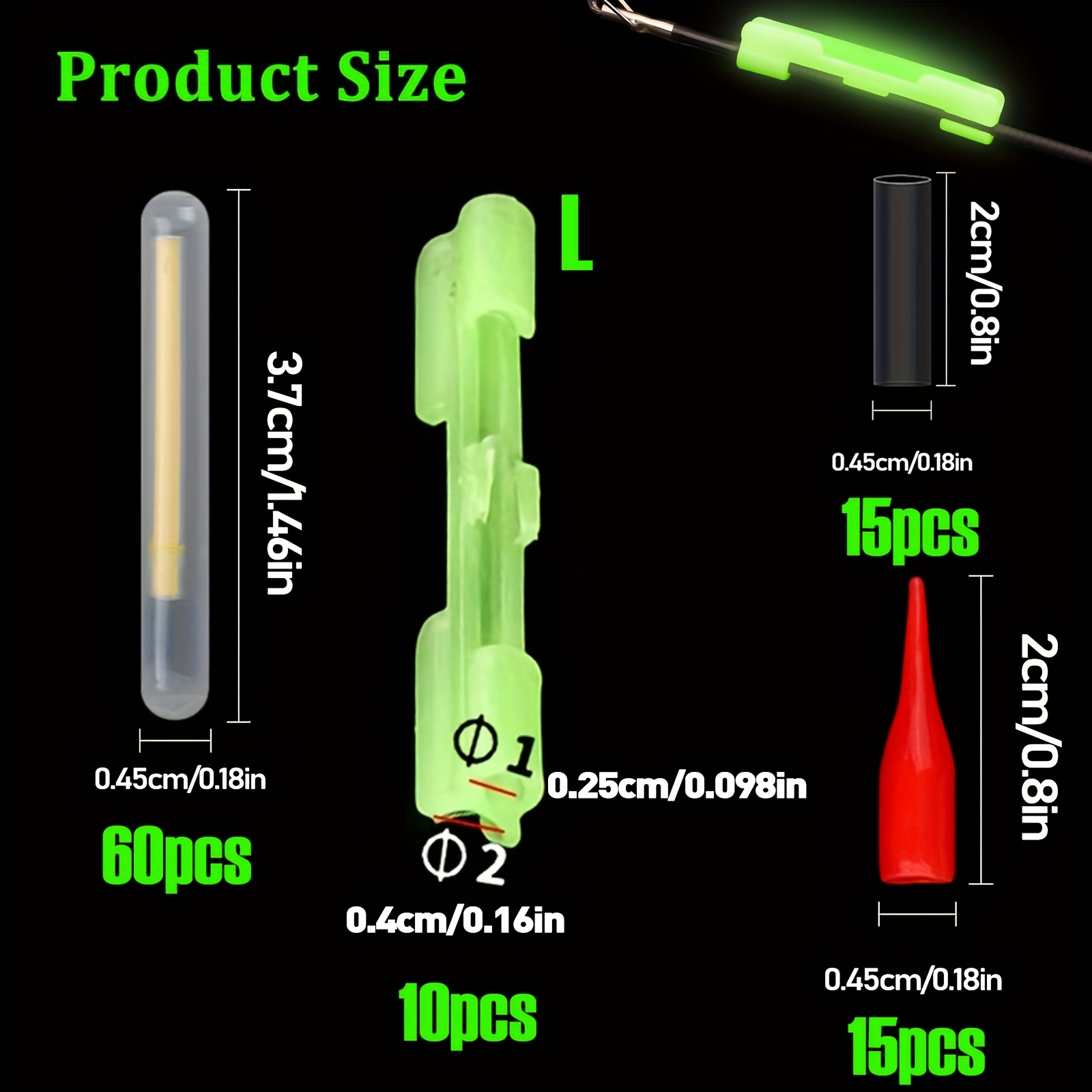 Juego de barras luminosas de p - Fishing Bobber Float reseña y precio